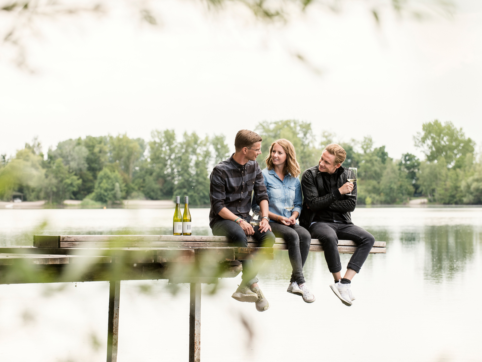 III Freunde wine - Joko Winterscheidt, Matthias Schweighöfer und Juliane Eller